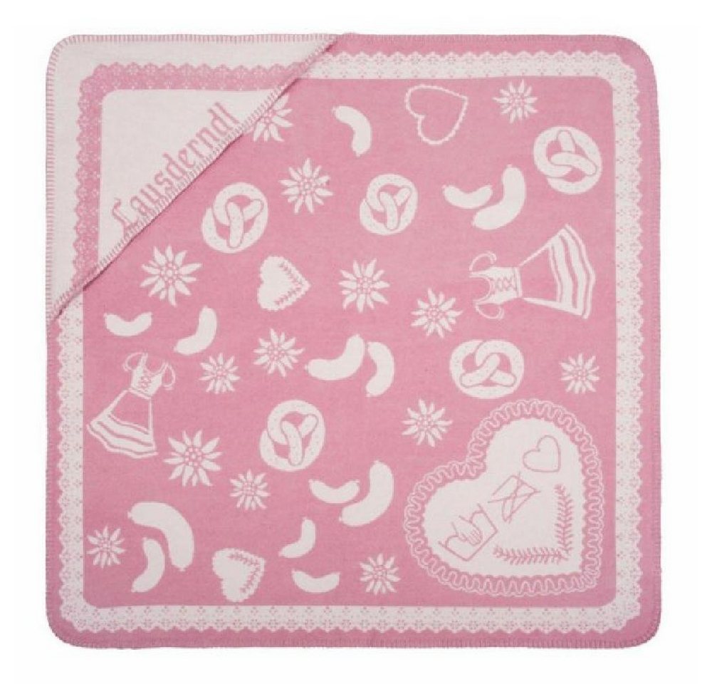 Kinderdaunenkissen Decke LAUSER pink, 80 x 80 cm, PAD von PAD