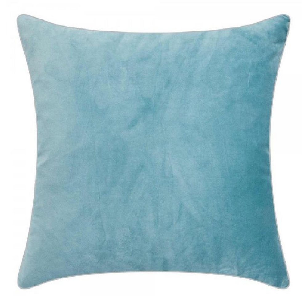 Kissenhülle Kissenhülle Samt Elegance Aqua Blau (50x50cm), PAD von PAD