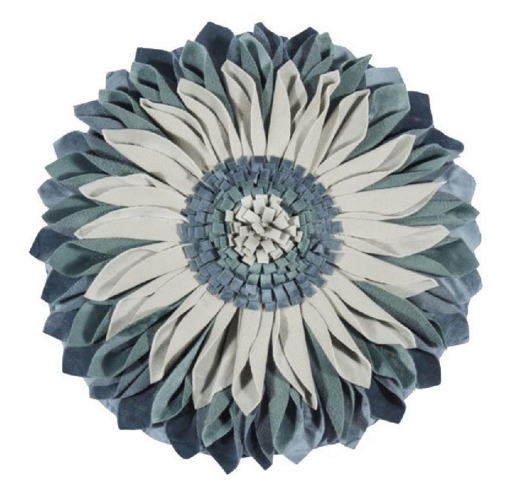 Kissenhülle Kissenhülle Sunflower Blüte Aqua Blau (35cm), PAD von PAD