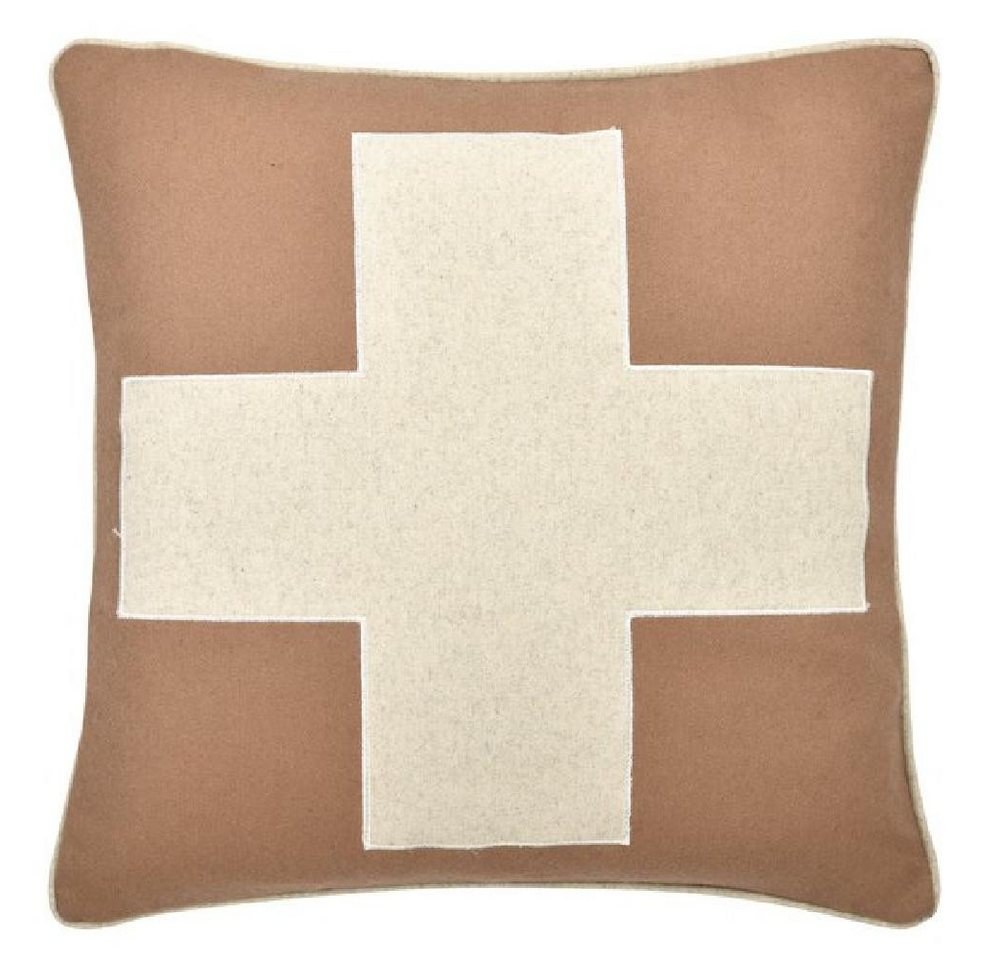 PAD Dekoobjekt Kissenhülle Cross Sand (50x50cm) von PAD