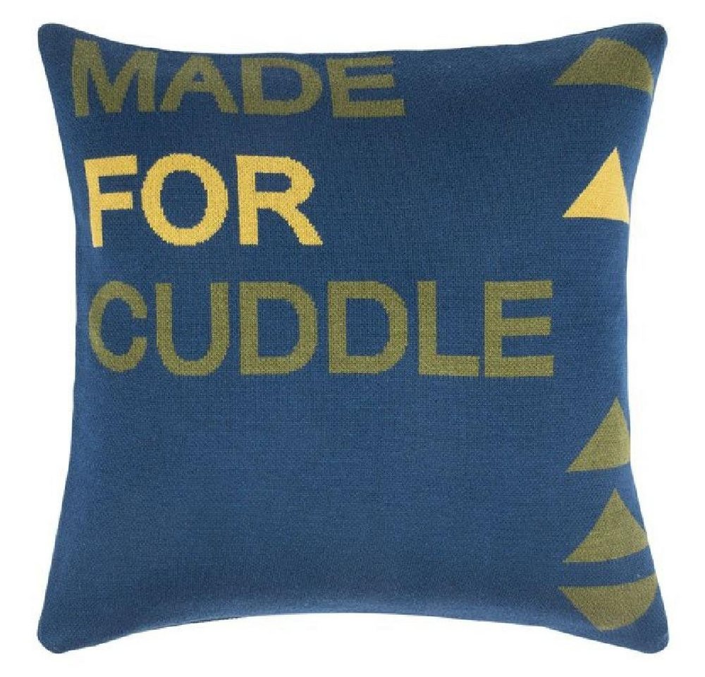 PAD Dekoobjekt Kissenhülle Cuddle Petrol Blau (50x50cm) von PAD