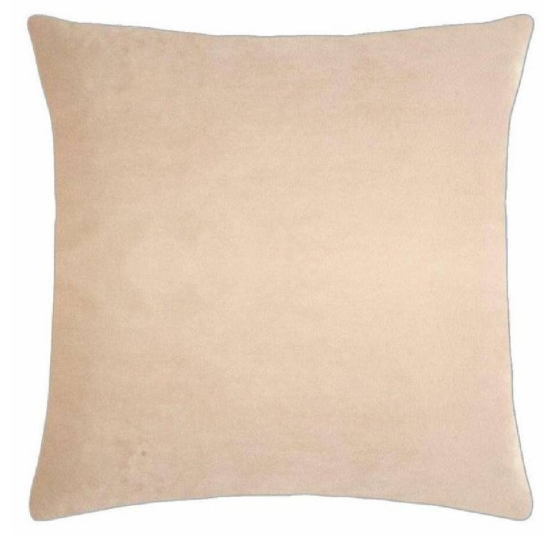 PAD Dekoobjekt Kissenhülle Samt Elegance Sand (50x50cm) von PAD