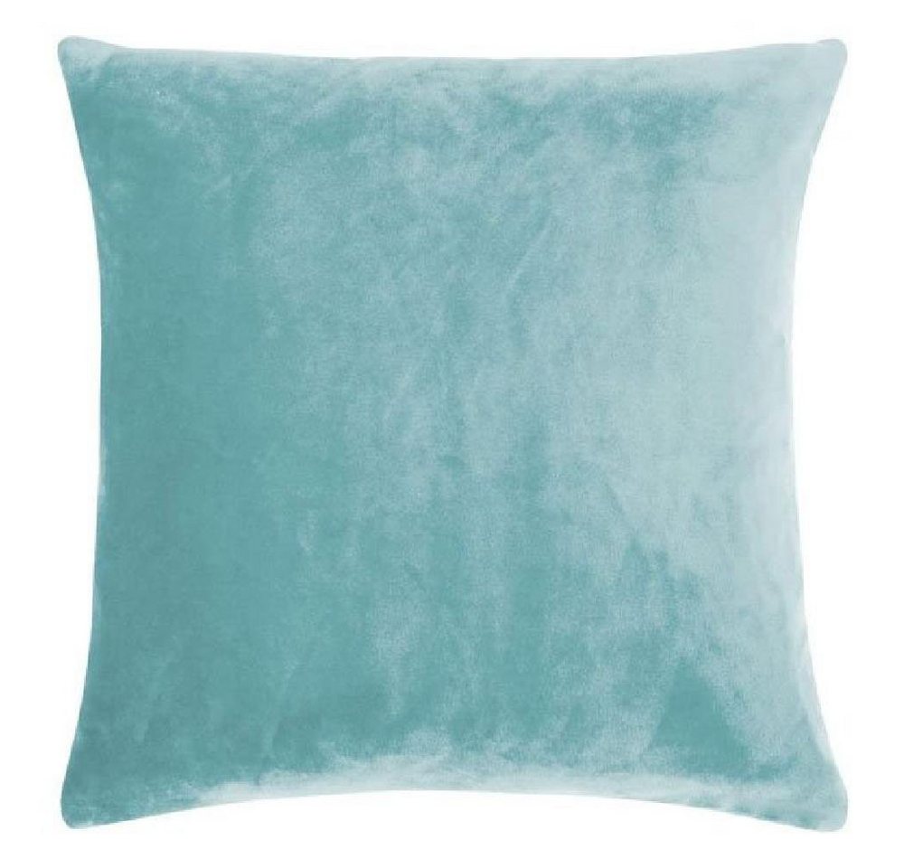 PAD Dekoobjekt Kissenhülle Smooth Samt Aqua Blau (50x50cm) von PAD