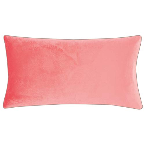 PAD - Elegance - SAMT Kissen, Zierkissen, Kissenhülle - 35 x 60 cm - Farbe: Pink - Ohne Füllung PAD - Elegance - SAMT Kissen, Zierkissen, Kissenhülle - 35 x 60 cm - Farbe: Pink - Ohne Füllung von PAD