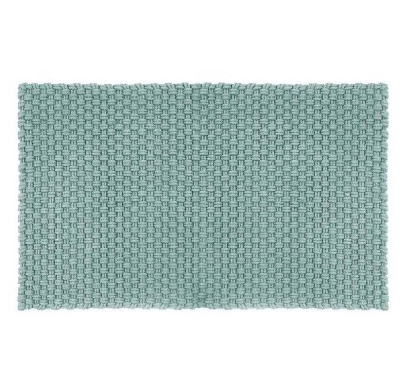 PAD Fußmatte Fußmatte Uni Opal Blau (72x52cm) von PAD