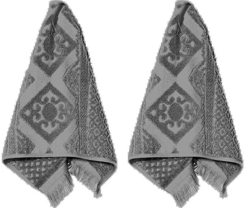 PAD Gästehandtuch Harlem, Frottee (Set, 2-St), Made in Europe von PAD