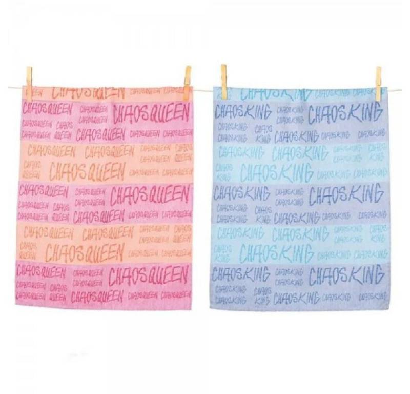 PAD Geschirrtuch Pad Geschirrtücher Chaos Multicolor (2er-Set) von PAD