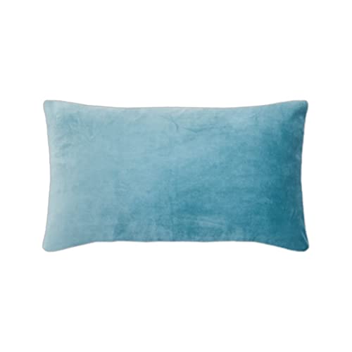 PAD - Kissenhülle, Kissenbezug - Elegance - Samt - 100% Polyester - Farbe: Aqua/Blau - 25 x 50 cm von PAD