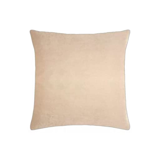 PAD - Kissenhülle, Kissenbezug - Elegance - Samt - 100% Polyester - Farbe: Natural/beige - 50 x 50 cm von PAD