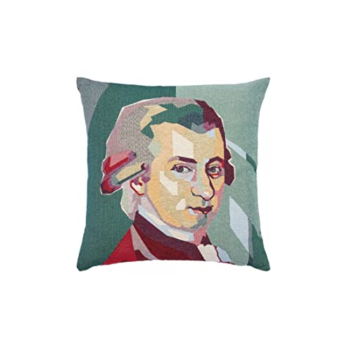 PAD - Kissenhülle, Kissenbezug - Legend Wolfgang Amadeus - Baumwolle, Polyester - 45 x 45 cm von PAD