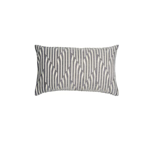 PAD - Kissenhülle, Kissenbezug - Lotan - 100% Polyester - Farbe: Dusty Blue - 35 x 60 cm von PAD