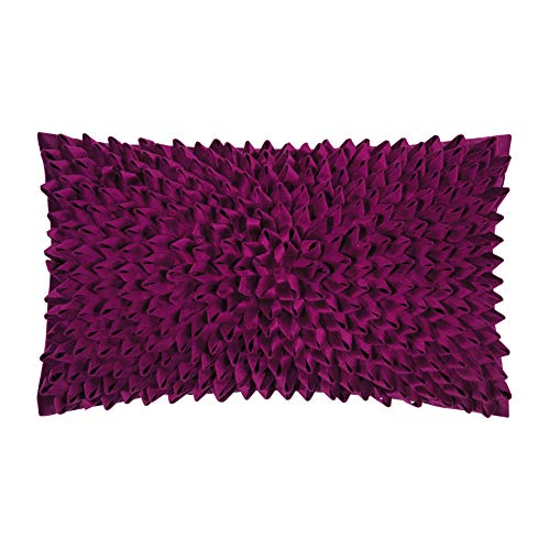 PAD - Sentiment - Kissenhülle - Polyester - Velour-Optik - Berry - 30 x 50cm - Lieferung erfolgt OHNE Füllung! von PAD