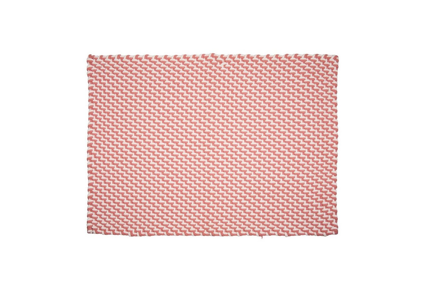 Teppich Pad Fußmatte POOL Pink / Weiß 52x72 cm, PAD von PAD
