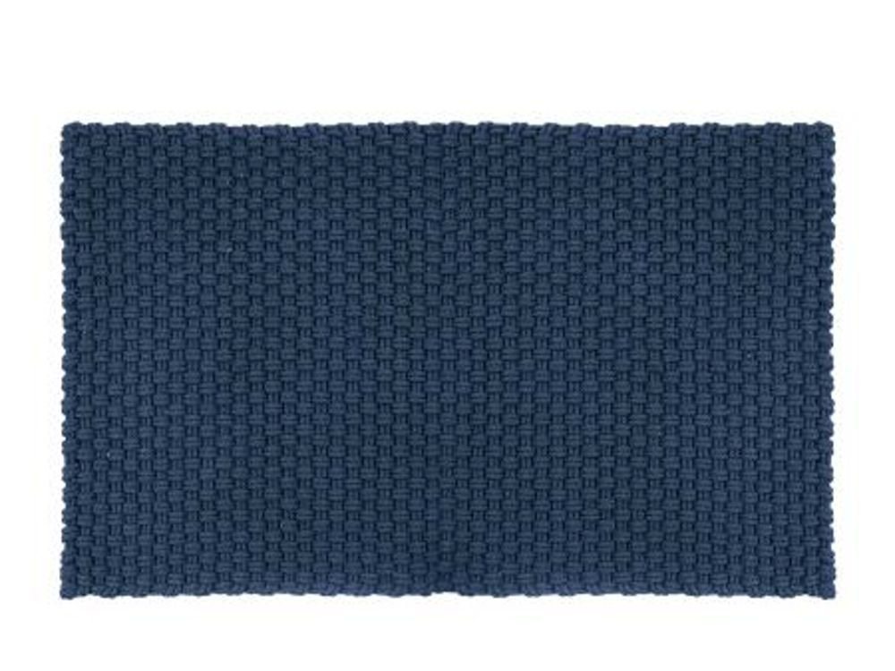 Teppich Pad Fußmatte UNI Blau 52x72 cm, PAD von PAD