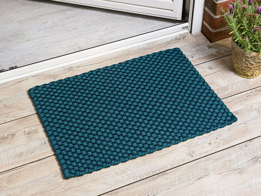 Teppich Pad Fußmatte UNI Petrol 52x72 cm, PAD von PAD