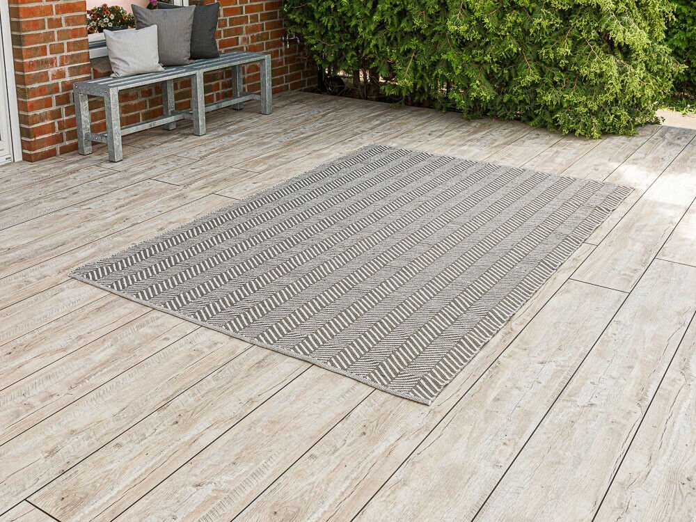 Teppich Pad Outdoor Teppich HARRY Grau 170x240 cm, PAD von PAD