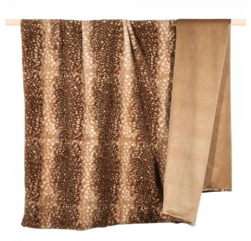 Wohndecke Decke Bambi Kunstpelz Brown (140x190cm), PAD von PAD
