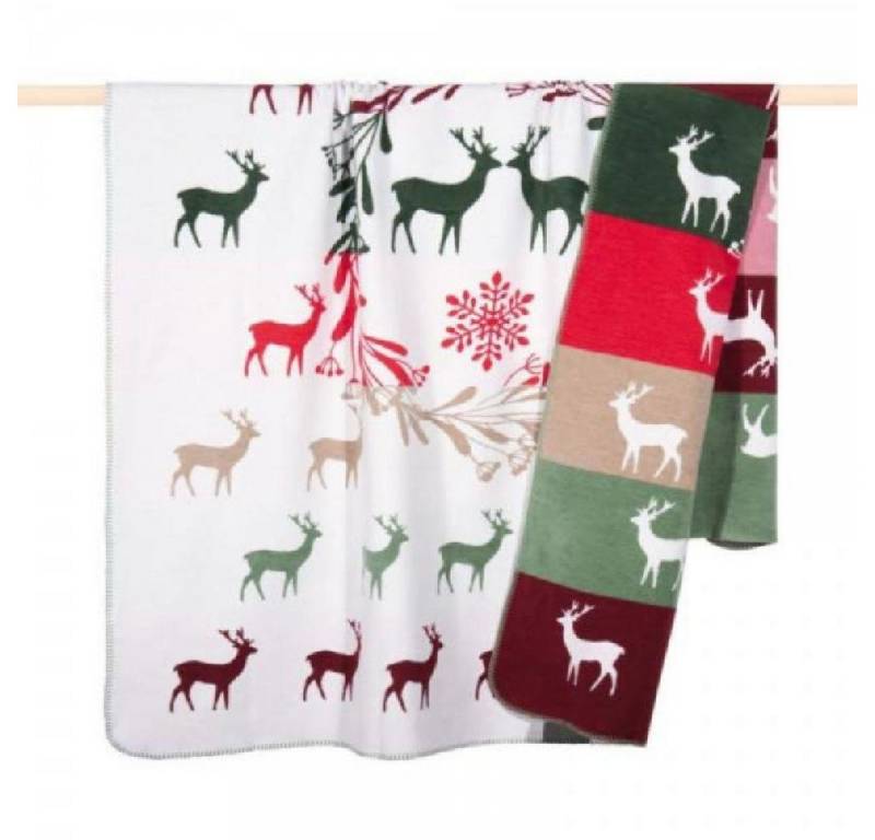 Wohndecke Decke Reindeer Rentier Sand (150x200cm), PAD von PAD