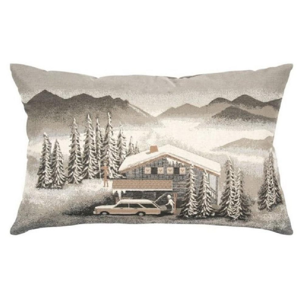 Wohndecke Kissenhülle Resort Lodge Beige (35x60cm), PAD von PAD
