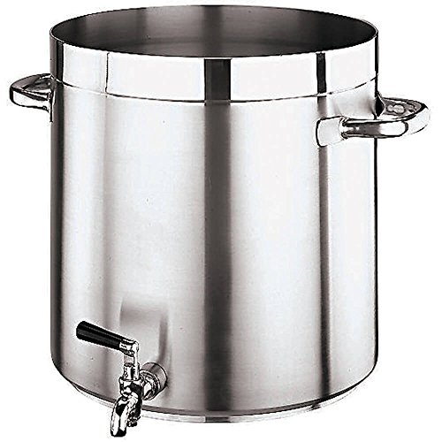 PADERNO 11102 – 28 Fleischtopf mit Wasserhahn, aus Edelstahl, 28 cm von PADERNO