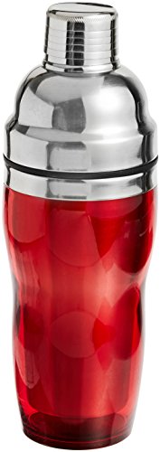 PADERNO 41481–03 Shaker, doppelwandig, San Edelstahl, rot von Paderno World Cuisine