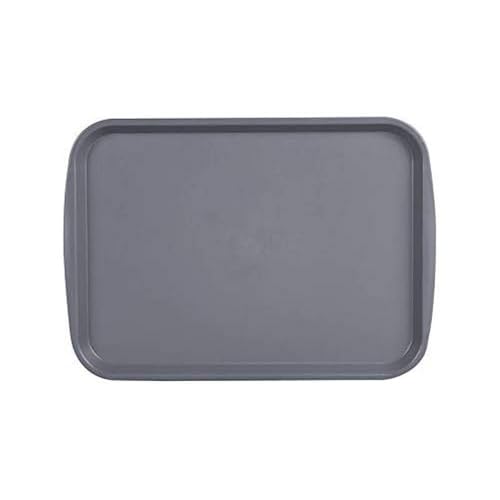 Paderno 41860–36 Fast Food-Tablett, 27 x 3,5 cm Polypropylen, Grau von Paderno