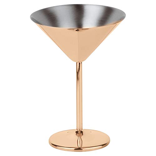 PADERNO [W2404] Bar Utensils Martini/Cocktailglas, Edelstahl/PVD Kupfer - 41494C00 von PADERNO