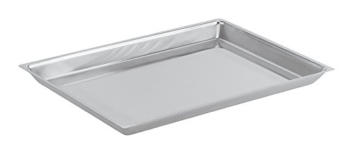Paderno Anzeigen-Behälter 29x21 Zentimeter, Silber/Schwarz von Paderno