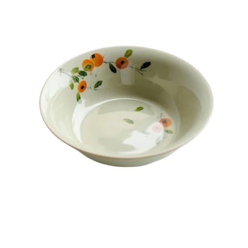 Reiner handbemalter Persimmon-Teekannenhalter, kreativer Keramik-Hucheng-Obstteller, Teetablett, Wasserkocherständer, Teezubehör von PADGCNOR