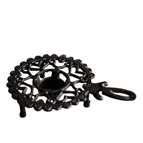 Teekannenwärmer Teelichtständer Robustes Zubehör Eisen Graceful Kerzenhalter Ständer(Color1) von PADGCNOR