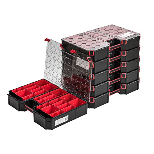 6x Modulierter Sortimentskasten XXL – 390 x 577 x 105 mm - Kleinteilemagazin Sortierkasten mit Transparent Deckel Sortierkoffer Werkzeugbox Sortimentskoffer 6x Modulierter Sortimentskasten XXL – 390 x 577 x 105 mm - Kleinteilemagazin Sortierkasten mit Transparent Deckel Sortierkoffer Werkzeugbox Sortimentskoffer von PAFEN