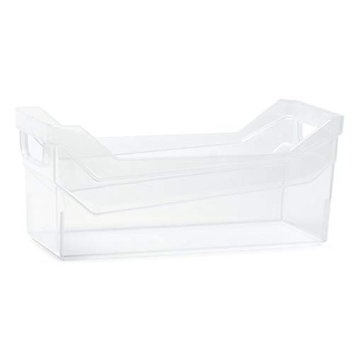 Aufbewahrungsbox Griff Kunststoff Aufbewahrungsbehälter Kunststoffbehälter NUK1L Basket Transparent von PAFEN