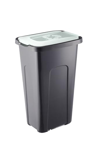 PAFEN Großer Mülleimer 30l mit Deckel – Abfallbehälter 550 x 275 x 370mm - Abfalleimer für Trennen Abfalltonne Mülltrennung Abfallsammler, Grün PAFEN Großer Mülleimer 30l mit Deckel – Abfallbehälter 550 x 275 x 370mm - Abfalleimer für Trennen Abfalltonne Mülltrennung Abfallsammler, Grün von PAFEN