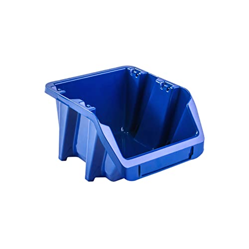 Stapelboxen Set - 20 Stück Stapelbox 210 x 200 x 135 mm - Sichtbox Sichtlagerboxen Lagerbox, Blau von PAFEN