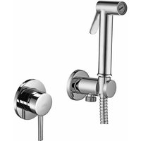 2-Loch-Einbau-Bidet-Set mit Mischbatterie und Handbrause Paffoni KITDUP110CR Chrom - Chrom von PAFFONI