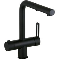 3-Wege-Spülbeckenmischer in Mattschwarz mit ausziehbarer 2-Strahl-Handbrause Paffoni Ringo RIN295NO-MET matt-schwarz 3-Wege-Spülbeckenmischer in Mattschwarz mit ausziehbarer 2-Strahl-Handbrause Paffoni Ringo RIN295NO-MET matt-schwarz von PAFFONI