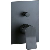 Paffoni - Einbau-Brausemischer mit 2-Wege-Umstellung in Mattschwarz tilt TI015NO matt-schwarz - 2 Ausgänge Paffoni - Einbau-Brausemischer mit 2-Wege-Umstellung in Mattschwarz tilt TI015NO matt-schwarz - 2 Ausgänge von PAFFONI
