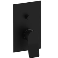 Einbau-Brausemischer mit 2-Wege-Umstellung in Mattschwarz Paffoni tilt TI015NO matt-schwarz - 2 Ausgänge Einbau-Brausemischer mit 2-Wege-Umstellung in Mattschwarz Paffoni tilt TI015NO matt-schwarz - 2 Ausgänge von PAFFONI