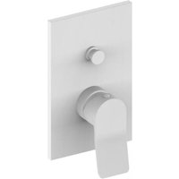 Einbau-Brausemischer mit 2-Wege-Umstellung in Mattweiß Paffoni tilt TI015BO weiß matt - 2 Ausgänge von PAFFONI