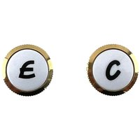 Paffoni - Paar goldfarbene Heiß-Kalt-Ersatzplatten für Iris-Viola-Griff ZPLA001GF Gold Paffoni - Paar goldfarbene Heiß-Kalt-Ersatzplatten für Iris-Viola-Griff ZPLA001GF Gold von PAFFONI