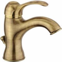 Paffoni - Bronzefarbener Waschtischmischer mit 1'1/4 Ablaufgarnitur Flavia FA075BR Bronze - flavia von PAFFONI