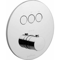 Paffoni - Compact Box - Unterputz-Thermostat-Armatur, für 3 Verbrauchsgeräte, Chrom CPT019CR von PAFFONI