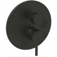 Eingebauter Duschmischer 2 Auslässe mattschwarz Paffoni Light von PAFFONI