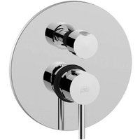 Chrom-Einbau-Duschmischer 2 Ausgänge – Paffoni Stick von PAFFONI