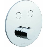 Paffoni - Thermostatisches Außenteil für Einbaudusche mit 2 Funktionen Compact Box CPT018CR Chrom Paffoni - Thermostatisches Außenteil für Einbaudusche mit 2 Funktionen Compact Box CPT018CR Chrom von PAFFONI