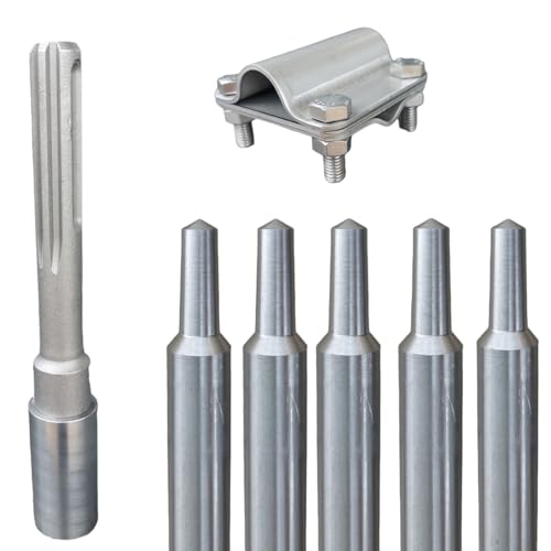 PAG Turbo GmbH® - Blitzschutz Blitzableiter Material Tiefenerder aus Edelstahl (5m Φ20mm 4VA Tiefenerder) von PAG Turbo GmbH