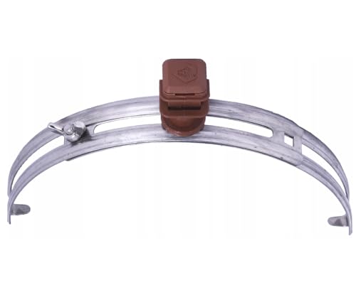 PAG Turbo GmbH® - Blitzschutz Blitzableiter Material Tiefenerder feuerverzinkt oder aus Edelstahl (Firstziegelhalter Edelstahl braun) von PAG Turbo GmbH