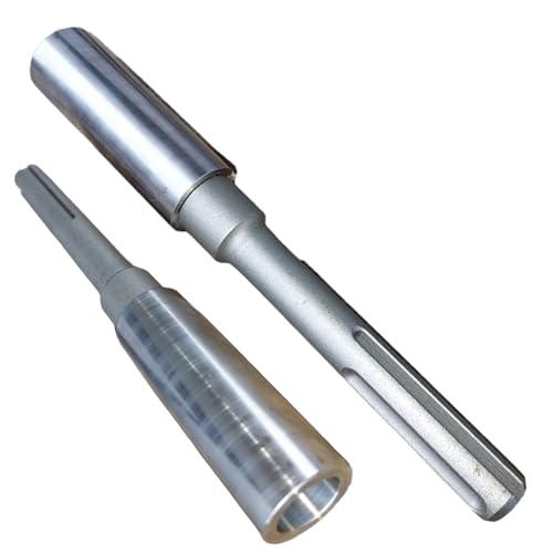 Firma PAG Turbo GmbH® - Tiefenerder Staberder für Blitzschutz Erdung Photofoltaik Ø 20mm V4A Edelstahl optional Kreuzverbinder, Schlagkopf SDS Max oder SDS Hex (Schlagkopf SDS Max) von PAG Turbo GmbH