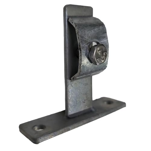 PAG Turbo GmbH® - Blitzschutz Blitzableiter Material, Tiefenerder, Φ8 Aluminium Draht, Halter, Klemmen, Verbinder und viel mehr (T-Leitungshalter feuerverzinkt) von PAG Turbo GmbH