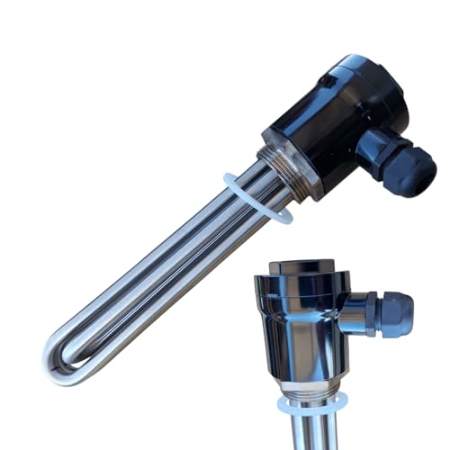 PAG Turbo GmbH® - Heizstab Elektroheizstab 400V mit Abdeckung und Kabel Zugentlastung 3kW - 4,5kW - 6kW -9kW - 12kW (9kW (3x3kW)) von PAG Turbo GmbH